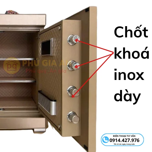 Két sắt Bokee BK68H cao cấp thông minh vân tay điện tử 2 ket sat bokee bk68h van tay dien tu ket noi dien thoai bokee 3