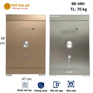 Két sắt Bokee BK68H cao cấp thông minh vân tay điện tử
