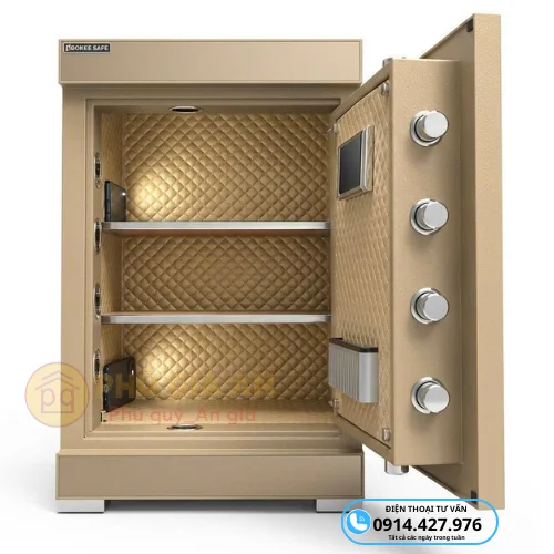 Két sắt Bokee BK68H cao cấp thông minh vân tay điện tử 3 ket sat bokee bk68h van tay dien tu ket noi dien thoai bokee 5