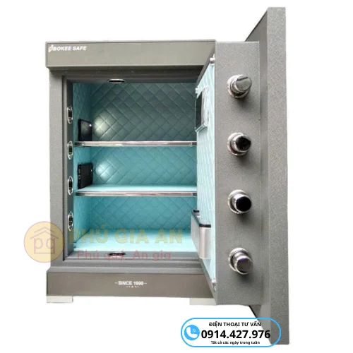 Két sắt Bokee BK68H cao cấp thông minh vân tay điện tử 6 ket sat bokee bk68h van tay dien tu ket noi dien thoai bokee 7