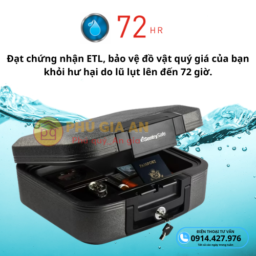 HỘP LƯU TRỮ SENTRY SAFE CHW20201 6 ket sat di dong nhap khau my sentry chw20201 11