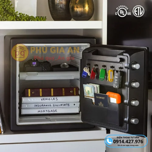 Két sắt Sentry Safe SFW123DTB khoá cơ , nhập khẩu Mỹ 5 ket sat sentry sfw123dtb nhap khau my chong chay chong nuoc 6