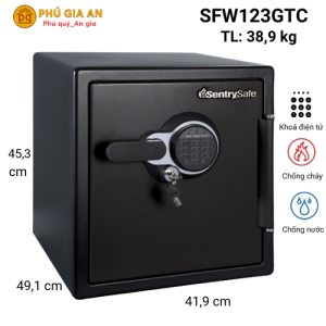 Két sắt Sentry Safe SFW123GTC khoá điện tử , nhập khẩu Mỹ