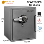 Két sắt Sentry Safe SFW205DPB khoá cơ  , nhập khẩu Mỹ