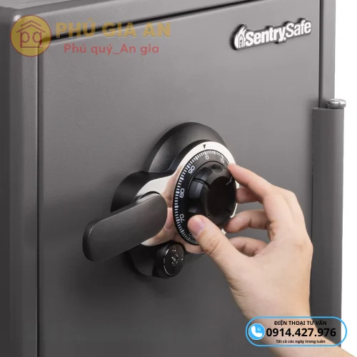 Két sắt Sentry Safe SFW205DPB khoá cơ , nhập khẩu Mỹ 3 ket sat sentry sfw205dpb nhap my chong chay chong nuoc 2