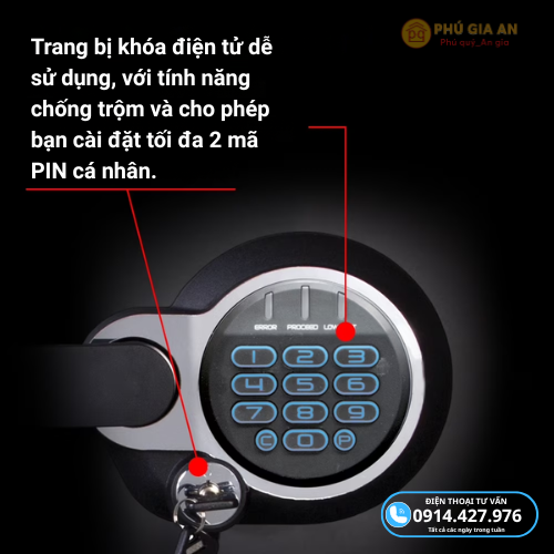 Két sắt Sentry Safe STW123GDC khoá điện tử , nhập khẩu Mỹ 3 ket sat sentry stw123gdc nhap my chong chay chong nuoc 2