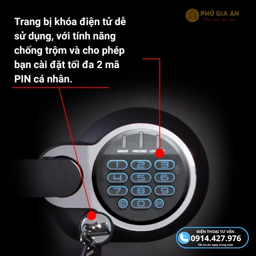 Két sắt Sentry Safe STW123GDC khoá điện tử , nhập khẩu Mỹ 3 ket sat sentry stw123gdc nhap my chong chay chong nuoc 2
