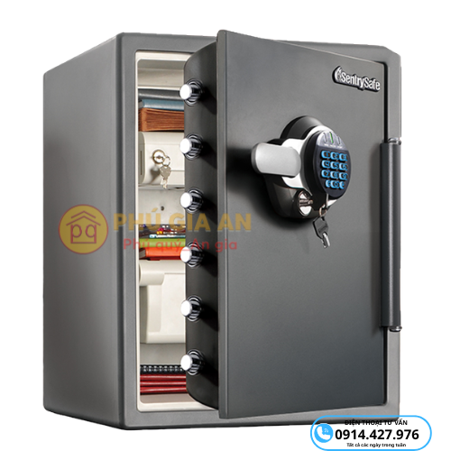 Két sắt Sentry Safe STW205GYC khoá điện tử , nhập khẩu Mỹ 2 ket sat sentry stw205gyc nhap my chong chay chong nuoc 3