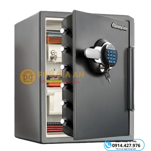 Két sắt Sentry Safe STW205GYC khoá điện tử , nhập khẩu Mỹ 2 ket sat sentry stw205gyc nhap my chong chay chong nuoc 3