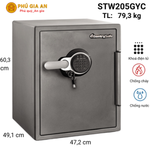 Két sắt Sentry Safe STW205GYC khoá điện tử  , nhập khẩu Mỹ