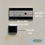 Két sắt Bokee BK100A1 cao cấp thông minh vân tay điện tử