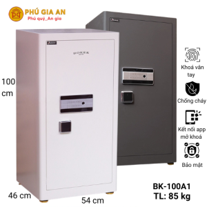 Két sắt Bokee BK100A1 cao cấp thông minh vân tay điện tử