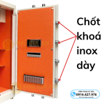 Két sắt Bokee BK100A1 cao cấp thông minh vân tay điện tử – Màu trắng kem