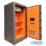 Két sắt Bokee BK100A1 cao cấp thông minh vân tay điện tử – Màu xám