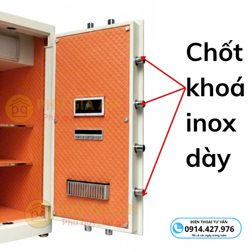 Két sắt Bokee BK100FI vân tay nhận diện khuôn mặt FaceID, APP điện thoại - Màu trắng kem 6 ket sat thong minh bokee bk100f mo bang face id trang 7