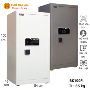 Két sắt Bokee BK100FI vân tay nhận diện khuôn mặt FaceID, APP điện thoại