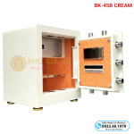 Két sắt Bokee BK45B thông minh kết nối điện thoại – Màu kem