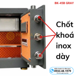 Két sắt Bokee BK45B thông minh kết nối điện thoại – Màu xám