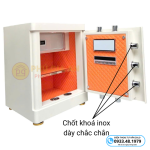 Két sắt Bokee BK50C thông minh kết nối điện thoại – Màu kem