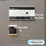 Két sắt Bokee BK50C thông minh kết nối điện thoại – Màu xám