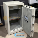 Két sắt thông minh BOKEE BK80A1  vân tay – Màu trắng kem