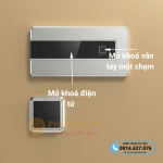 Két sắt thông minh BOKEE BK80A1 vân tay – Màu vàng gold