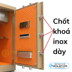 Két sắt thông minh BOKEE BK80A1 vân tay – Màu vàng gold