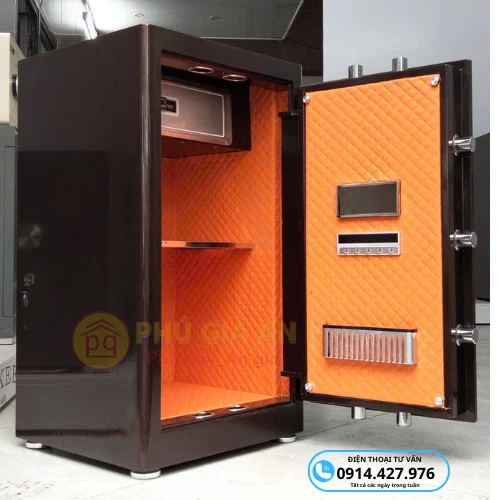 Két sắt thông minh BOKEE BK80A1 vân tay 10 ket sat thong minh bokee bk80a1 khoa van tay dien tu mau nau 3