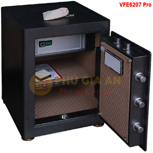 Két sắt Việt Tiệp siêu cường VFE6207-Pro vân tay mã số 8 ket sat viet tiep vfe 6207 pro mau den mo pga