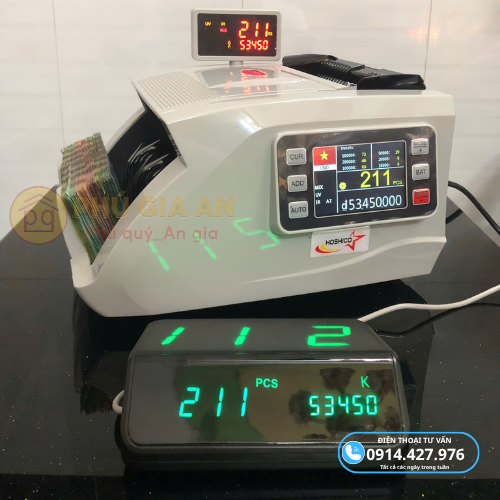 Máy đếm tiền Hoshico 7979 2 may dem tien hoshico 7979 3