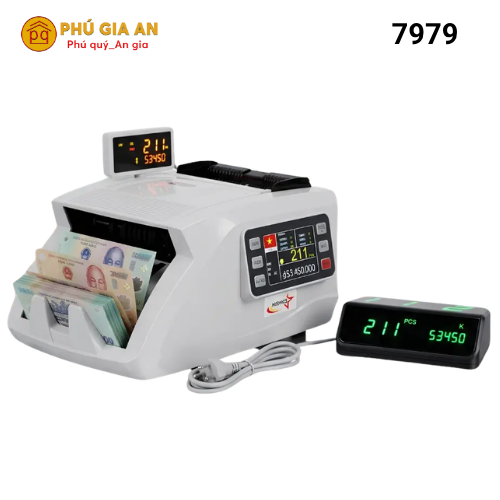 Máy đếm tiền Hoshico 7979 1 may dem tien hoshico 7979