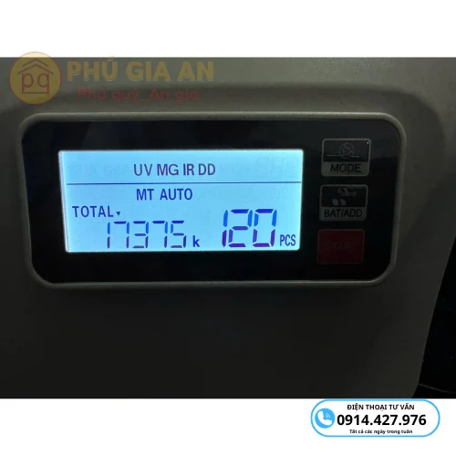 Máy đếm tiền Hoshico 8686 2 may dem tien hoshico 8686 5