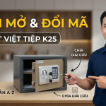 Hướng dẫn sử dụng két sắt mini Việt Tiệp K25