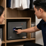 Két sắt mini Việt Tiệp K25 cơ hay dòng khóa vân tay: Lựa chọn nào tối ưu cho không gian hẹp?