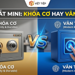 Nên mua két sắt mini Việt Tiệp khoá cơ hay khóa vân tay?