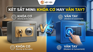Nên mua két sắt mini Việt Tiệp khoá cơ hay khóa vân tay?