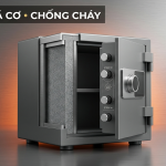 Đánh Giá Kỹ Thuật Két Sắt Mini Việt Tiệp VK55 Khoá Cơ Kết Cấu Thép & Khả Năng Chống Cháy 1000°C
